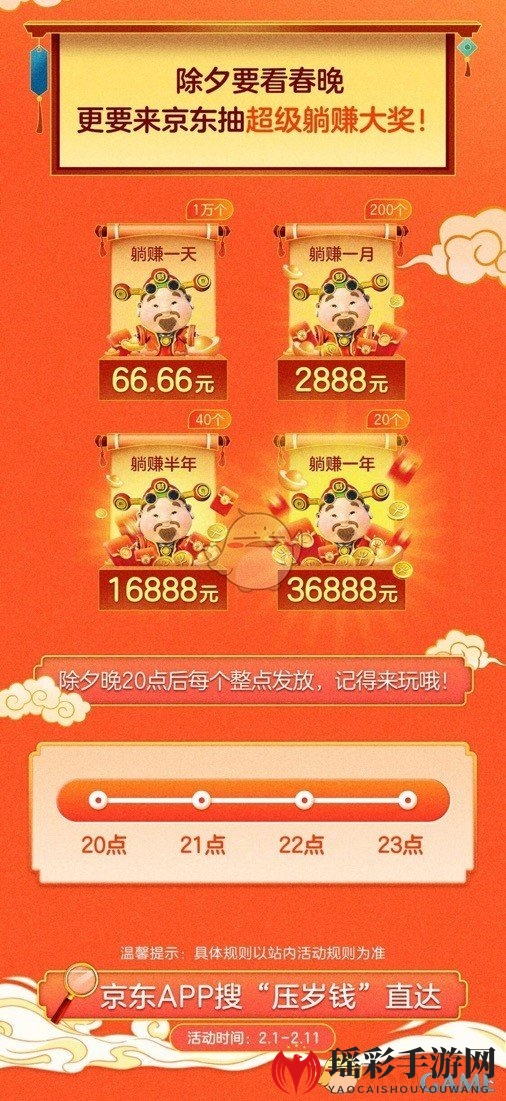 2021《京东》春节压岁钱活动玩法介绍